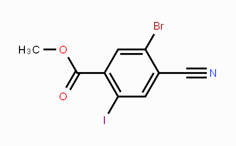 CAS No. 1805487-77-7, Methyl 5-bromo-4-cyano-2-iodobenzoate