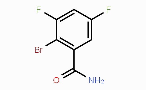 CAS No. 1806851-30-8, 2-Bromo-3,5-difluorobenzamide