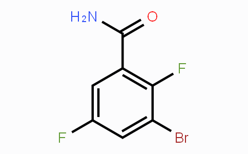 CAS No. 1807071-07-3, 3-Bromo-2,5-difluorobenzamide
