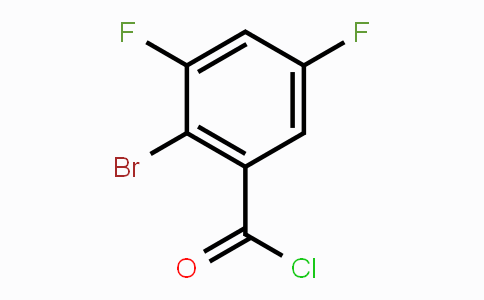 CAS No. 1805523-68-5, 2-Bromo-3,5-difluorobenzoyl chloride