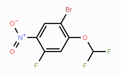 CAS No. 1807196-03-7, 1-Bromo-2-difluoromethoxy-4-fluoro-5-nitrobenzene