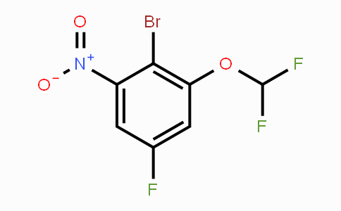 CAS No. 1807244-17-2, 1-Bromo-2-difluoromethoxy-4-fluoro-6-nitrobenzene