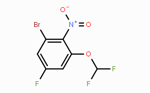 CAS No. 1805525-15-8, 1-Bromo-3-difluoromethoxy-5-fluoro-2-nitrobenzene