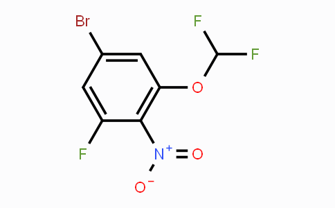 CAS No. 1807196-18-4, 1-Bromo-3-difluoromethoxy-5-fluoro-4-nitrobenzene
