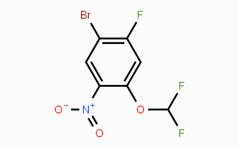 CAS No. 1805502-73-1, 1-Bromo-4-difluoromethoxy-2-fluoro-5-nitrobenzene