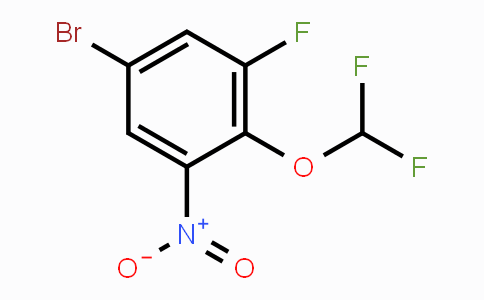 CAS No. 1807026-85-2, 1-Bromo-4-difluoromethoxy-3-fluoro-5-nitrobenzene