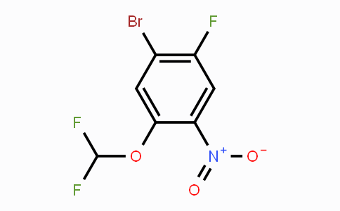 CAS No. 1807196-29-7, 1-Bromo-5-difluoromethoxy-2-fluoro-4-nitrobenzene