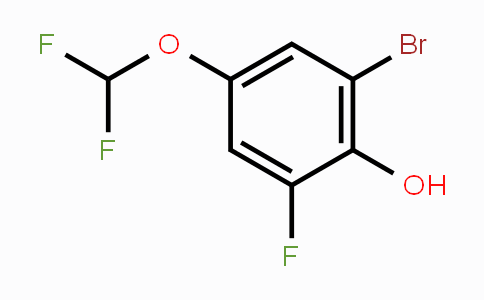 CAS No. 1805502-91-3, 2-Bromo-4-difluoromethoxy-6-fluorophenol