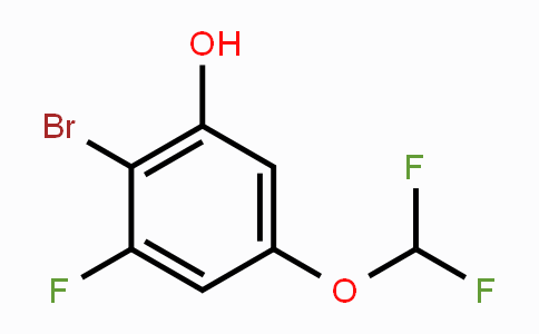 CAS No. 1807027-02-6, 2-Bromo-5-difluoromethoxy-3-fluorophenol
