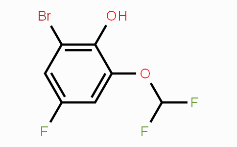 CAS No. 1805525-68-1, 2-Bromo-6-difluoromethoxy-4-fluorophenol