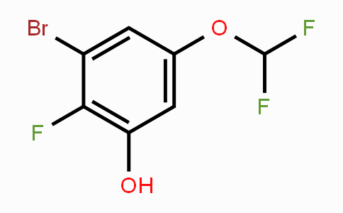 CAS No. 1807196-43-5, 3-Bromo-5-difluoromethoxy-2-fluorophenol
