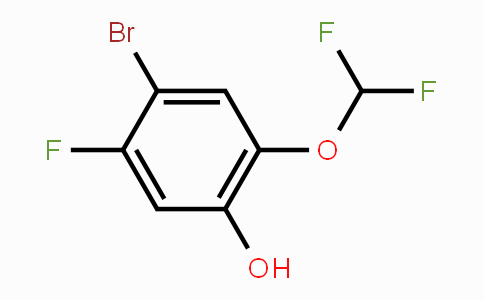CAS No. 1805103-40-5, 4-Bromo-2-difluoromethoxy-5-fluorophenol