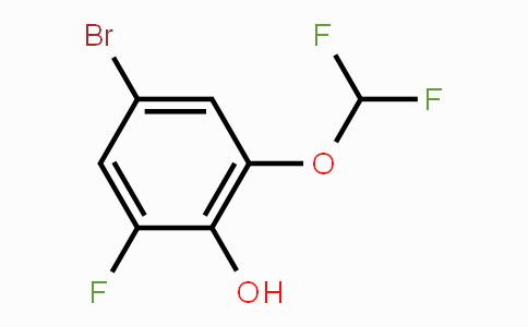 CAS No. 1807172-97-9, 4-Bromo-2-difluoromethoxy-6-fluorophenol