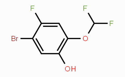 CAS No. 1805023-78-2, 5-Bromo-2-difluoromethoxy-4-fluorophenol