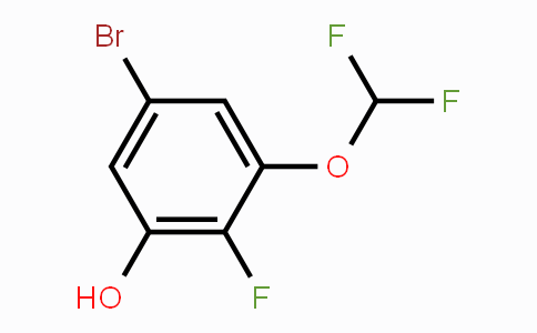 CAS No. 1804910-47-1, 5-Bromo-3-difluoromethoxy-2-fluorophenol