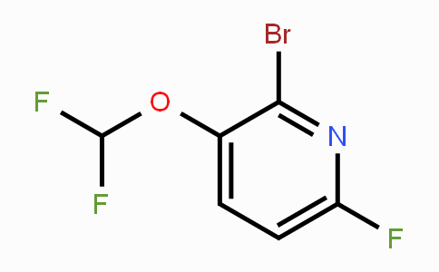 CAS No. 1807173-14-3, 2-Bromo-3-difluoromethoxy-6-fluoropyridine