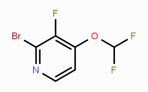 CAS No. 1805525-88-5, 2-Bromo-4-difluoromethoxy-3-fluoropyridine