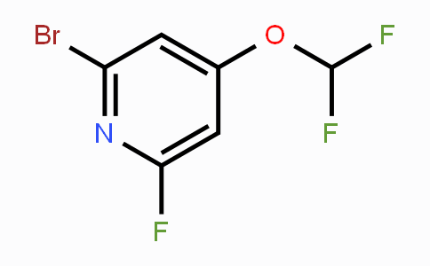 CAS No. 1805023-88-4, 2-Bromo-4-difluoromethoxy-6-fluoropyridine