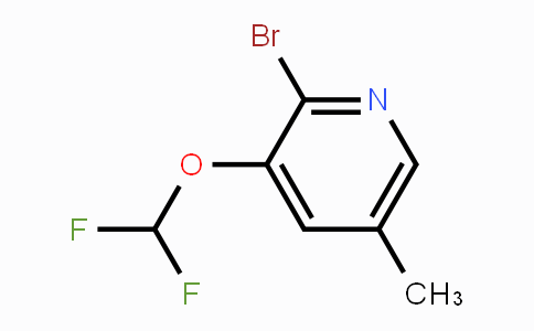 CAS No. 1807115-63-4, 2-Bromo-3-difluoromethoxy-5-methylpyridine