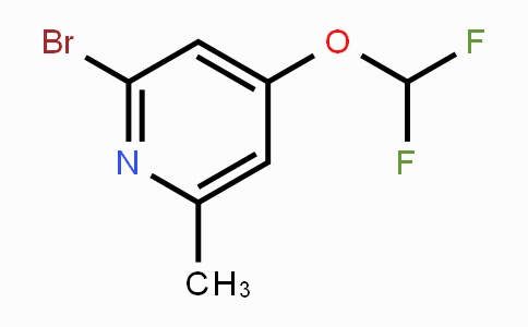CAS No. 1805526-37-7, 2-Bromo-4-difluoromethoxy-6-methylpyridine