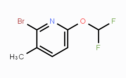CAS No. 1807193-64-1, 2-Bromo-6-difluoromethoxy-3-methylpyridine