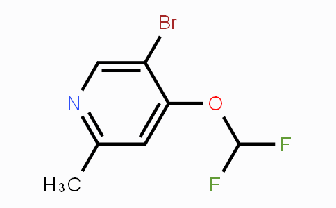 CAS No. 1805526-61-7, 5-Bromo-4-difluoromethoxy-2-methylpyridine