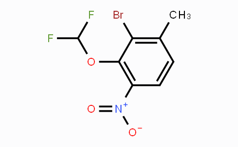 CAS No. 1807116-34-2, 2-Bromo-3-difluoromethoxy-4-nitrotoluene