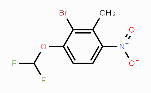 CAS No. 1807185-90-5, 2-Bromo-3-difluoromethoxy-6-nitrotoluene