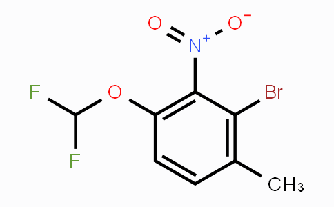 CAS No. 1805592-41-9, 2-Bromo-4-difluoromethoxy-3-nitrotoluene