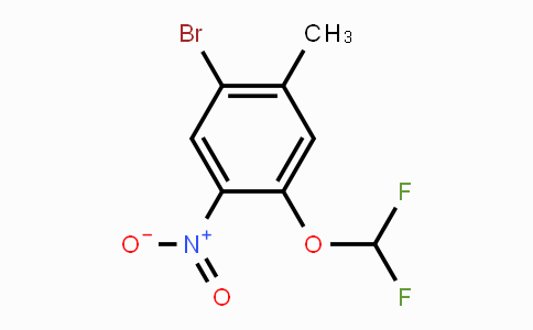 CAS No. 1804910-60-8, 2-Bromo-5-difluoromethoxy-4-nitrotoluene