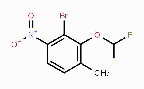 CAS No. 1805527-24-5, 3-Bromo-2-difluoromethoxy-4-nitrotoluene