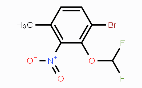 CAS No. 1807116-63-7, 4-Bromo-3-difluoromethoxy-2-nitrotoluene