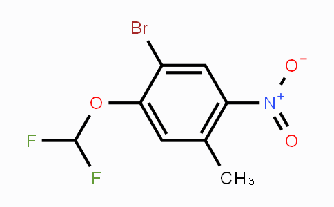 CAS No. 1807244-61-6, 4-Bromo-5-difluoromethoxy-2-nitrotoluene