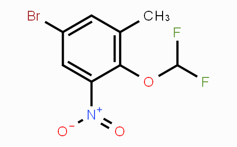 CAS No. 1804409-31-1, 5-Bromo-2-difluoromethoxy-3-nitrotoluene