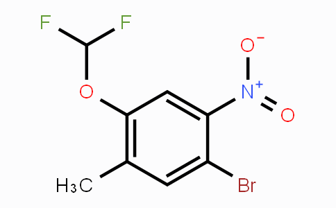 CAS No. 1805593-14-9, 5-Bromo-2-difluoromethoxy-4-nitrotoluene
