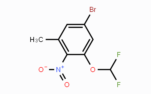CAS No. 1804910-65-3, 5-Bromo-3-difluoromethoxy-2-nitrotoluene
