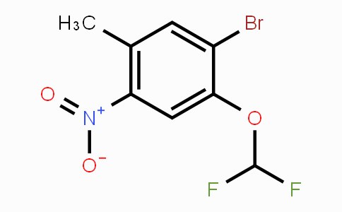 CAS No. 1807244-66-1, 5-Bromo-4-difluoromethoxy-2-nitrotoluene