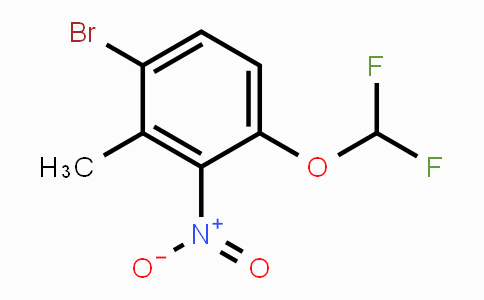 CAS No. 1805527-71-2, 6-Bromo-3-difluoromethoxy-2-nitrotoluene