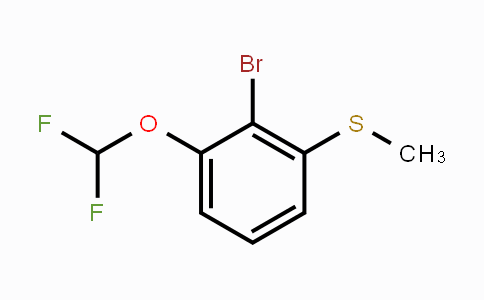 CAS No. 1805104-13-5, 2-Bromo-3-(difluoromethoxy)thioanisole