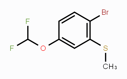 CAS No. 1807244-71-8, 2-Bromo-5-(difluoromethoxy)thioanisole