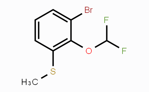 CAS No. 1805527-78-9, 3-Bromo-2-(difluoromethoxy)thioanisole