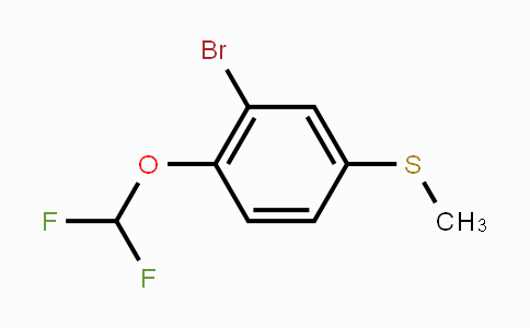 CAS No. 1805593-20-7, 3-Bromo-4-(difluoromethoxy)thioanisole