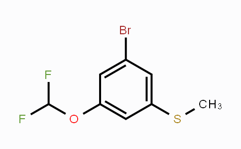 CAS No. 1804409-50-4, 3-Bromo-5-(difluoromethoxy)thioanisole