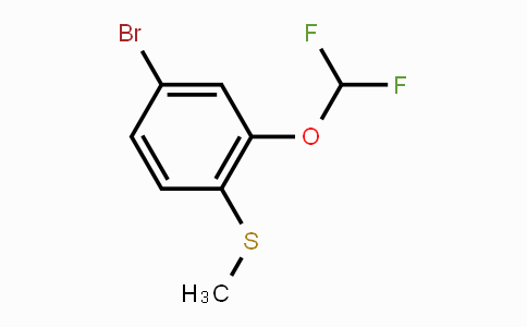 CAS No. 1807244-72-9, 4-Bromo-2-(difluoromethoxy)thioanisole