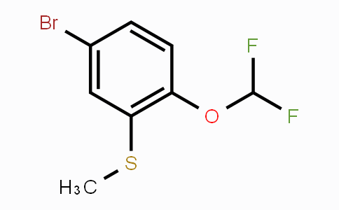 CAS No. 1805527-96-1, 5-Bromo-2-(difluoromethoxy)thioanisole
