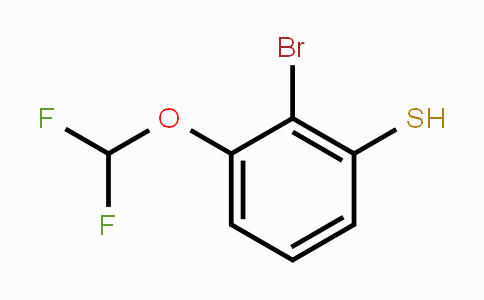 CAS No. 1807186-03-3, 2-Bromo-3-(difluoromethoxy)thiophenol