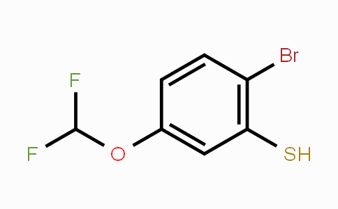 CAS No. 1805528-19-1, 2-Bromo-5-(difluoromethoxy)thiophenol