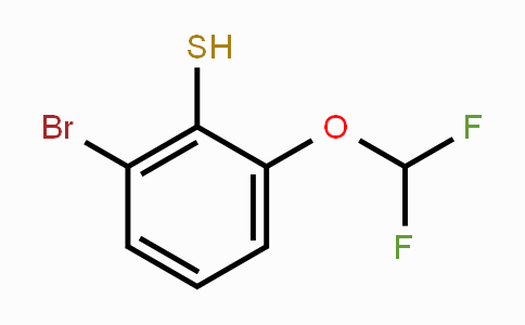 CAS No. 1805104-20-4, 2-Bromo-6-(difluoromethoxy)thiophenol