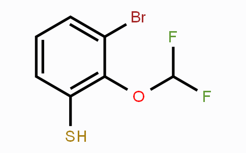 CAS No. 1805528-05-5, 3-Bromo-2-(difluoromethoxy)thiophenol