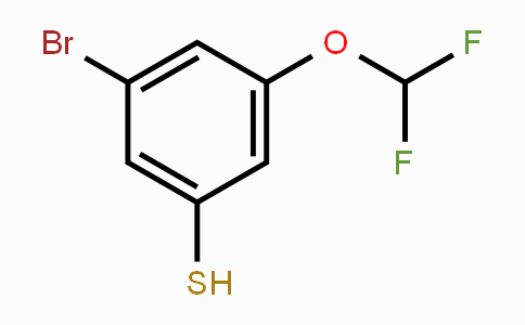 CAS No. 1807116-70-6, 3-Bromo-5-(difluoromethoxy)thiophenol